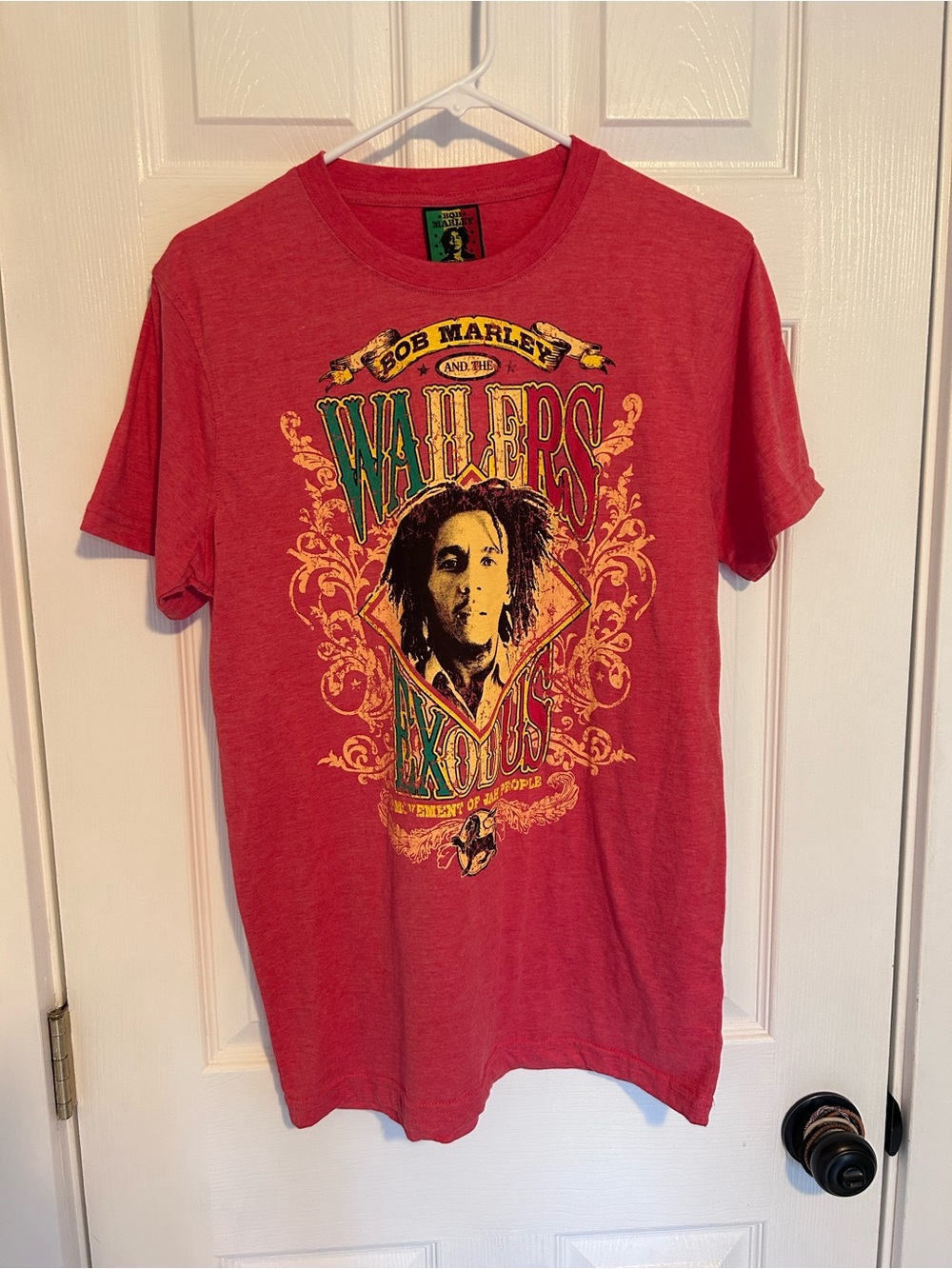 Bob Marley Graphic Red T-Shirt